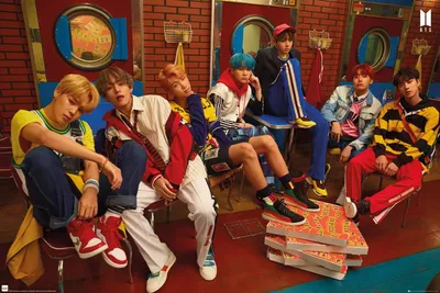 Produktbild von BTS - Bangtan Boys - Crew - Poster Druck - Größe 91,5x61 cm