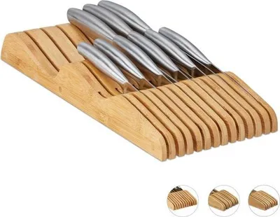 Obrázek produktu pro Blok na nože z bambusu do krabice