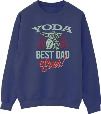 Produktbild von Star Wars - "Mandalorian Dad" Sweatshirt für Herren BI46751 (XL) (Marineblau)