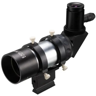 Produktbild von Explore Scientific Sucherfernrohr ES 8x50 Sucher Winkeleinblick 90° mit Amici-Prisma und Polgravur