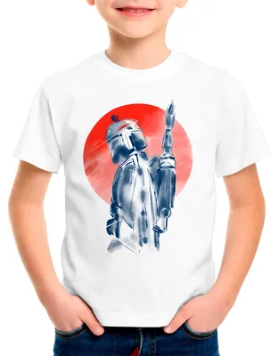 Produktbild von A.N.T. Inked Fett Kinder T-Shirt yoda mando kopfgeldjäger