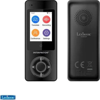 Produktbild von LEXIBOOK Sprachübersetzer 75 Sprachen 2Modi, WLAN, LCD-Disp., sw NTL2000