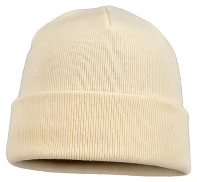 Produktbild von Balke XXL lässige Rollrand-Strickmütze aus 100% Wolle, beige, Gr. XXL