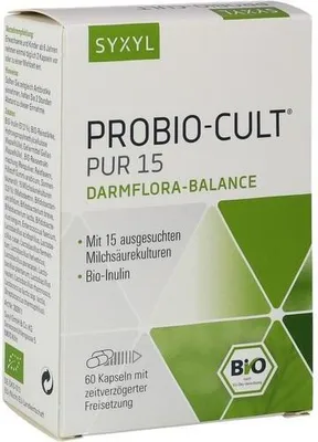 Zdjęcie produktu dla Probio-Cult Pur 15 Syxyl Capsules 60 kapsułek