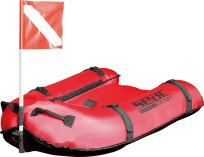 Aufblasbare Laufplanke 85x60 cm orange für Boote