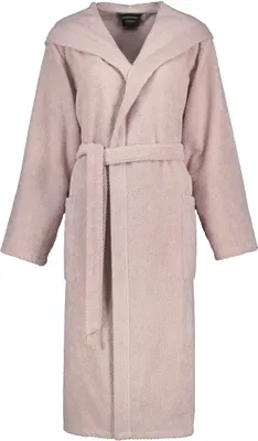 Produktbild von Cawö Damen-Bademantel Kapuze Uni Puder (XL)