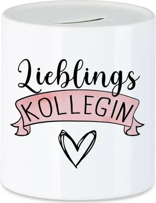 Produktbild von Lieblingskollegin Spardose Arbeitskollegin Abschiedsgeschenk Büro Ruhestand