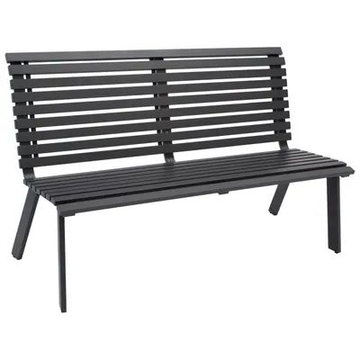 Produktbild von DEGAMO Gartenbank Parkbank Alubank KONSTANZ 3-sitzer 140cm, Aluminium anthrazit