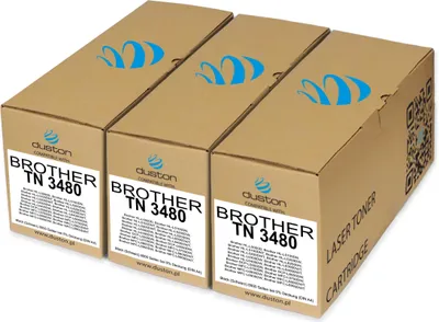 Obrázek produktu pro 3x TN3480, TN-3480 Tonerová kazeta černá kompatibilní s Brother DCP-L5500 L6600 HL-L5000 L5100 L5200 L6250 L6300 L6400 MFC-L5700 L5750 L6800 L6900