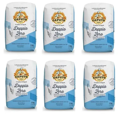 Produktbild von Pizzamehl „Doppio Zero“ 1 kg – Caputo – 6x