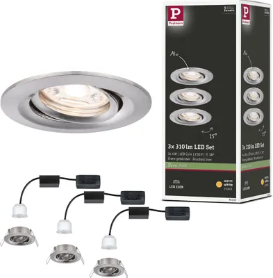 Produktbild von Paulmann LED Einbauleuchte Nova Mini Basisset schwenkbar
