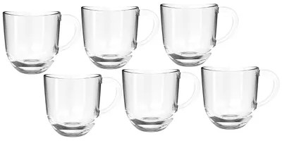 Latte Macchiato Gläser, 6er Set, spülmaschinengeeignet, 380 ml