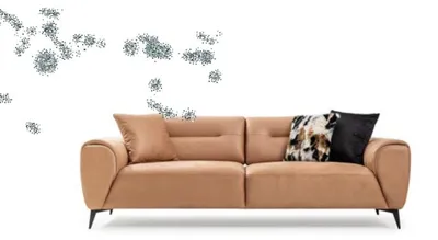 Produktbild von Luxus Sofa 3 Sitz Wohnzimmer Modernes Design Sofas Polster Couchen Neu