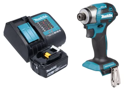 Image de Makita DTD 173 SG1 Clé à choc sans fil 18 V 180 Nm 1/4" Brushless + 1x batterie 6,0 Ah + chargeur