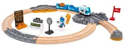 Productafbeelding van BRIO World Ruimteonderzoek-set - Houten treinset - een prachtig cadeau voor kinderen vanaf 3 jaar