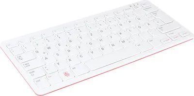 Obrázok produktu pre Raspberry Pi SC0168, Mini, Kábel, USB, Mechanický spínač kláves, QWERTZ, Červená, Biela