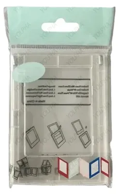 Zdjęcie produktu dla Magnetyczna ramka na zdjęcia, 3 cale, kolorowy wyświetlacz akrylowy, przezroczysta