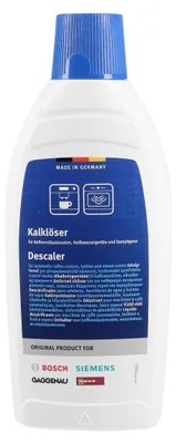 Produktbild von Entkalker Entkalkungsmittel Kalklöser 500ml Kaffeemaschine Wasserkocher Dampfgarer Bosch Siemens 00311968 311968 auch Neff Balay Constructa Gaggenau