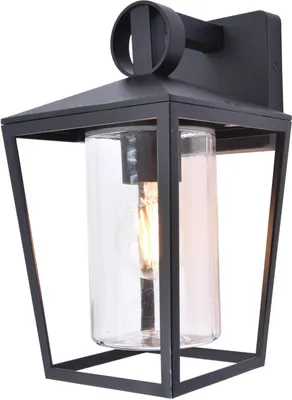 Produktbild von LUTEC West Aussenwandleuchte E27 IP44 matt-schwarz
