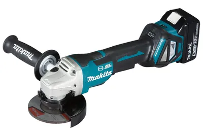 Productafbeelding van MAKITA DGA467Z - Mini-haakslijper op accu, 18V LXT, 115mm, met hefboomrem/instelknop/ADT-technologie
