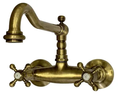 Obrázek produktu pro PB Nostalgická kuchyňská baterie V2721, nástěnná baterie, bronzová
