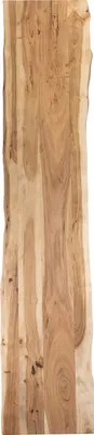Produktbild von Tischplatte 200x40 cm Tonia, Holzplatte Akazienholz massiv + naturfarben + lackiert, Baumkanten-Platte für Heimwerker, Arbeitsplatten, Tische & Fensterbretter