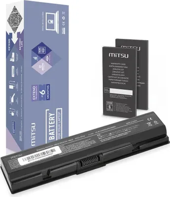 Immagine prodotto di Mitsu Battery for Toshiba A200, A300 4400 mAh (48 Wh) 10.8 - 11.1 Volt