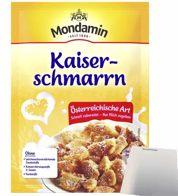 Produktbild von Mondamin Kaiserschmarn 2-3Port (135g Beutel) + usy Block