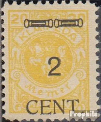 Produktbild von Briefmarken Memelgebiet 1923 Mi 176IV, Type IV postfrisch Aushilfsausgabe