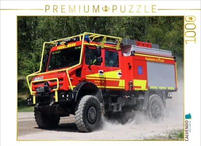 Produktbild von CALVENDO Puzzle Waldbrand Tanklöschfahrzeug U 5023, Baujahr 2023 | 1000 Teile Lege-Größe 64 × 48 cm Foto-Puzzle für glückliche Stunden