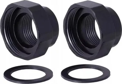 Produktbild von IBO | Pumpenanschluss 1" × 1 1/2" - Gummidichtungen - 2 Stück - Hohe Qualität - Einfache Montage