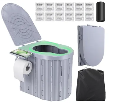 Produktbild von Faltbares Camping-WC für Innen- und Außenbereich