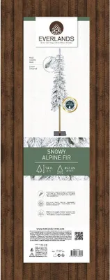 Productafbeelding van Alpine tree snowy PE H180 D41 cm groen/wit Everlands