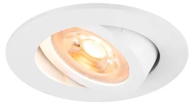 Imagen del producto de SLV 1007368 NEW TRIA 68, foco empotrable redondo para techo, con casquillo GU10, color blanco