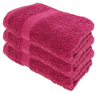 Produktbild von Julie Julsen BIO Duschtuch-Set 3 Stk. 70x140 Fuchsia