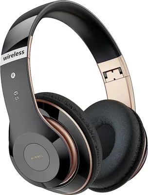 Produktbild von Drahtlos Over Ear Kopfhörer 40 Std Spielzeit Faltbare Over Ear Kopfhörer mit 6 EQ Modi Eingebautem Hochwertiges Mikrofon Headset Raumklang Kopfhörer
