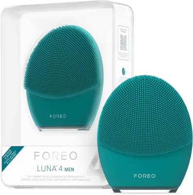 Produktbild von FOREO LUNA 4 MEN Gesichtsreinigungsbürste für Haut & Bart – Sanfte Reinigung & Massage