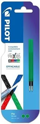 Produktbild von PILOT Ersatzmine FRIXION 4 COLORS 2er Blister grün