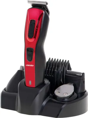 Produktbild von Mesko MS2931 Haarschneidemaschine Profi Haartrimmer, Bartschneider Rasierer Herren Elektrisch Schwarz/Rot