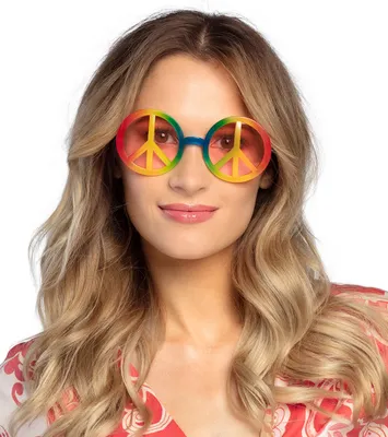 Produktbild von partybrille Hippie Uni Multicolor