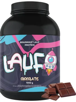 Zdjęcie produktu dla BrainMax LAUF Protein, natywne białko serwatki, 1000 g Smak: Czekolada