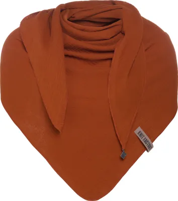 Produktbild von Knit Factory Liv Dreieckstuch - Terra - 190x85 cm