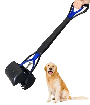 Produktbild von Hundekotschaufel 71 cm, Greifzange für große Hunde, Kotentferner, Tierabfall