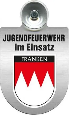 Produktbild von Einsatzschild mit Saugnapf - Jugendfeuerwehr im Einsatz - 393822 Color - Region Franken