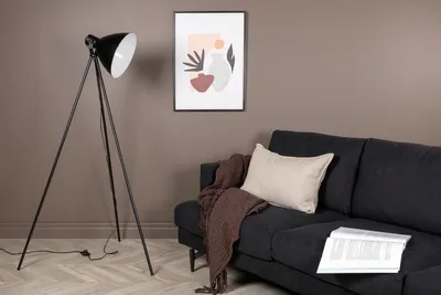 Produktbild von Stehlampe TIV - Stehleuchte 140cm hoch in schwarz