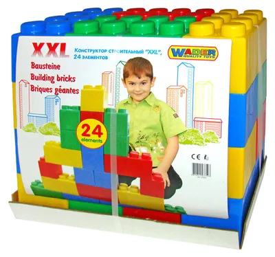 Produktbild von Cavallino Bauklötze XXL – 24-teilig