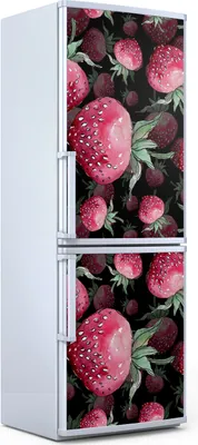 Produktbild von Magnete Dekorative - 70 cm x 190 cm - Küche - Magnetmatte Kühlschrankmagnete - Erdbeere Obst
