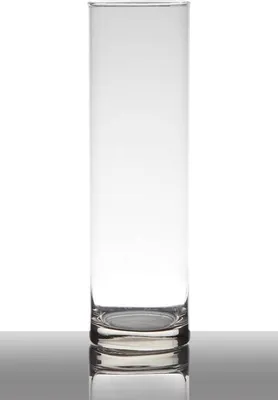 Produktbild von INNA-Glas Glasvase Sansa, Zylinder - Rund, klar, 30cm, Ø 9cm - Blumenvase - zylindrische Vase