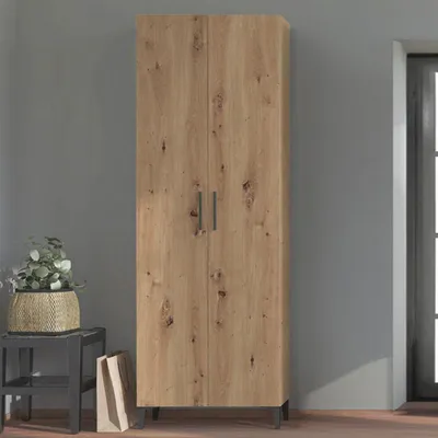Produktbild von Ciminna - Schuhschrank, 68x35x195h cm Braun Eiche, 5 Einlegeböden