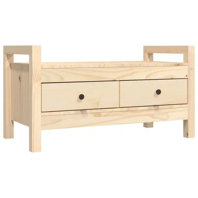 Obrázek produktu pro vidaXL Lavice do předsíně 80x40x43 cm Masivní borovicové dřevo